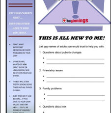 ‘Help This Is All New To Me’ Worksheet - COPY ACCESS - PURCHASE